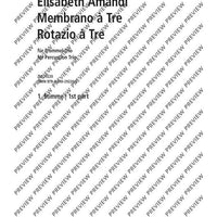 Membrano à Tre – Rotazio à Tre - Score and Parts