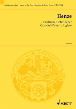 Englische Liebeslieder - Full Score
