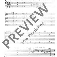 Des Antonius von Padua Fischpredigt - Choral Score