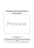 The Search for Eternal Essence