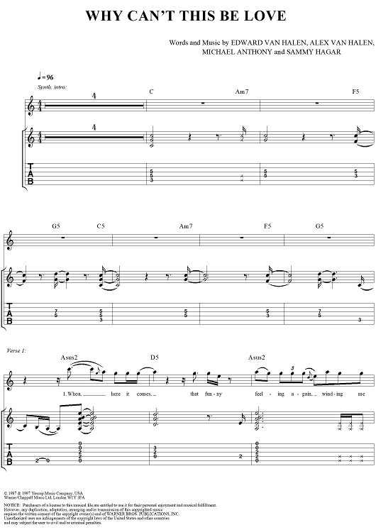 Why Can't This Be Love