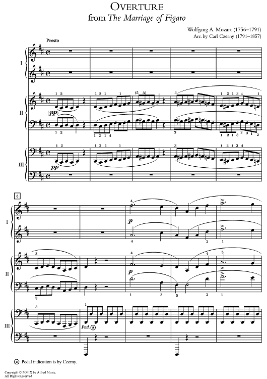 Overture - from The Marriage of Figaro