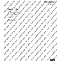 Sonatine - Piano Score and Solo Part