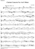 Clarinet Concerto No. 4 - A Clarinet
