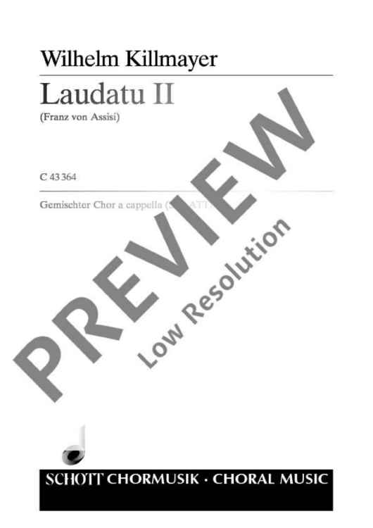 Laudatu II - Score