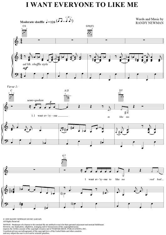 I Want Everyone to Like Me