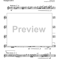 Rule Brittania - Trumpet 1 in Bb