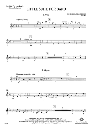 Little Suite for Band - Mallet Percussion 2
