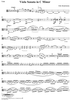 Viola Sonata in C Minor - Viola