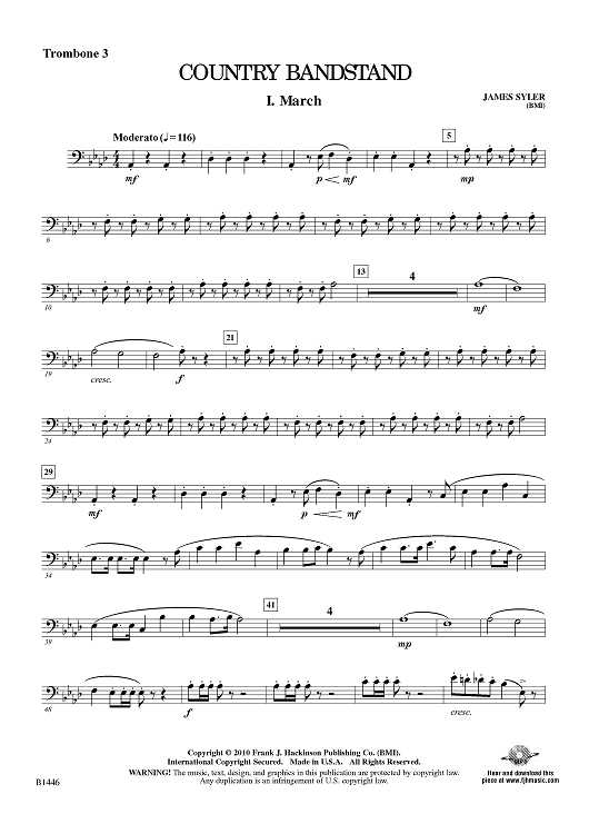 Country Bandstand - Trombone 3