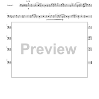 Two Madrigals, Vol. 6 - from Morley's "First Book of Madrigals to 4 Voices" (1594) - Trombone 3