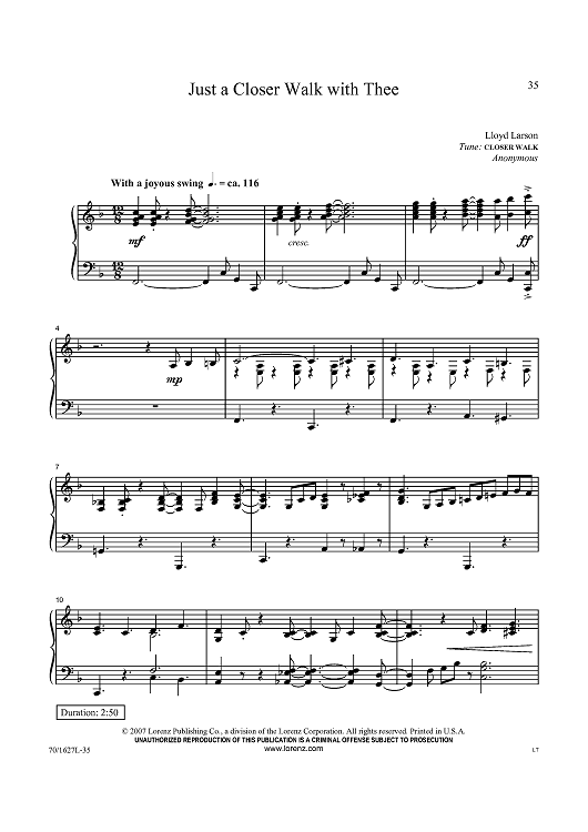 Just a Closer Walk with Thee