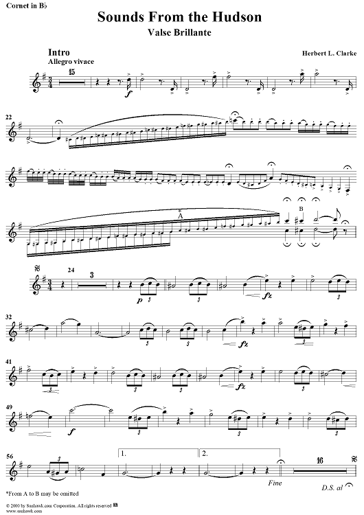 Sounds from the Hudson - Cornet