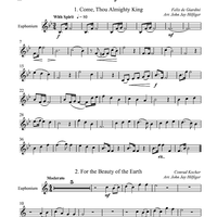 Three Hymns - Euphonium TC