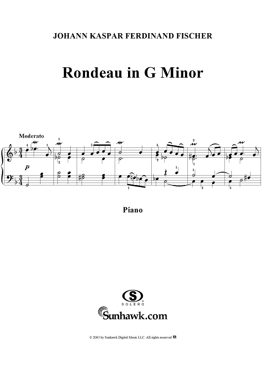Rondeau in G Minor