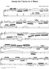 Sonata for Clavier in A Minor, BWV965