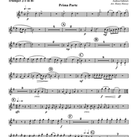 Aria Della Battaglia - Trumpet 2-1 in B-flat