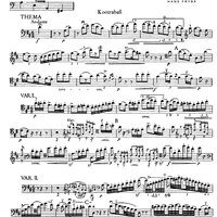 Variations on a Theme by Mozart - Double Bass