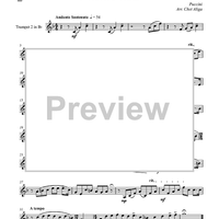 Nessun Dorma - Trumpet 2 in B-flat