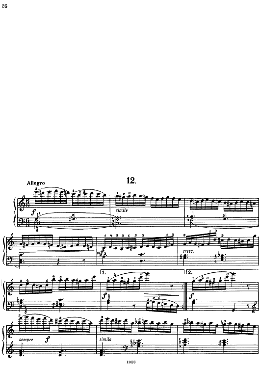 Etude Op.66 No.12