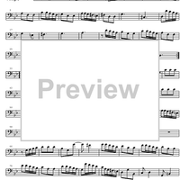 Sonata g minor - Bass