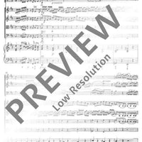 Sinfonia in D major - Score