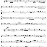 Trio Sonata in G Major, Op. 3 No. 6 - Flute/Oboe/Violin 1