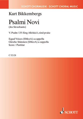 Psalmi Novi No. 5 - Choral Score