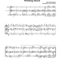 Wedding March - Score