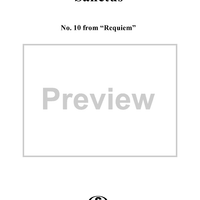 Sanctus - No. 10 from "Requiem"  K626