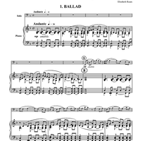 Ballad and Burlesque - Piano Score
