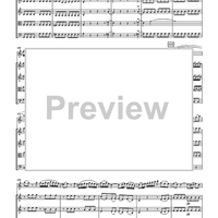 Concerto for Oboe in C Major, K. 314 for Oboe and String Quartet - Score