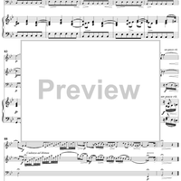 Trio Sonata in B-Flat Major, Wq161/1 - Piano Score