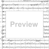 Brandenburg Concerto No. 4: Presto - Score