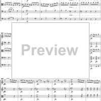 Quintet in C Major, Movement 4 - Score