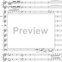 Gloria Patri (Chorus), No. 12 from "Magnificat in D Major" - Full Score