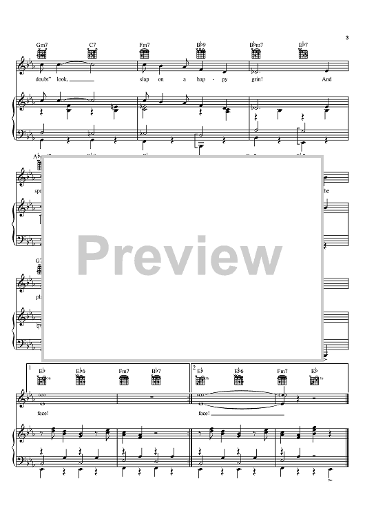 Put On A Happy Face Sheet Music By Tony Bennett Dick Van Dyke For Put on a happy face sheet music by tony bennett dick van dyke for