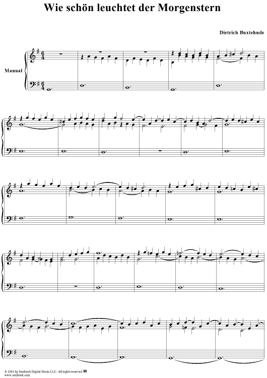 Wie schön leuchtet der Morgenstern