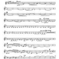 Valse Triste - Trumpet 1 in C