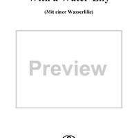 With a Waterlily, Op. 25, No. 4