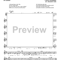 Mille volte il di moro - Clarinet in B-flat