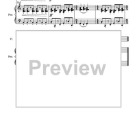 Sonata for Flute and Piano - Piano Score