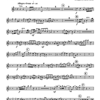 Fugue in C Min, K. 546 - Trumpet 2 in B-flat