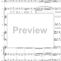 "Chandos" Anthems: No. 2, In the Lord Put I My Trust