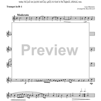 Four Christmas Motets - Trumpet 1