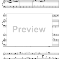 Partita No. 3 d minor - Score