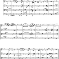 String Quartet No. 17, Movement 2 - Score