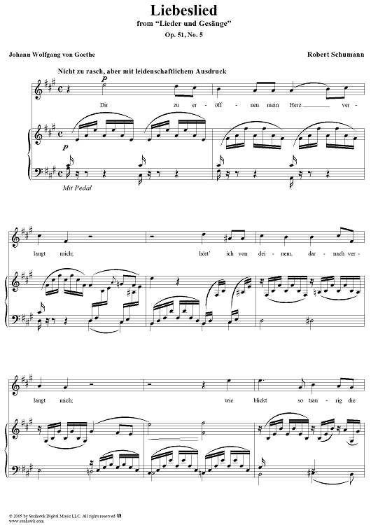 Liebeslied, Op. 51, No. 5