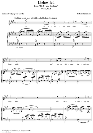 Liebeslied, Op. 51, No. 5