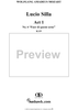 Chorus: Fuor di queste urne, No. 6 from "Lucio Silla", Act 1 - Full Score